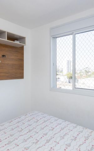 Apartamento à venda com 37m², 2 quartos e 2 vagasQuarto 1