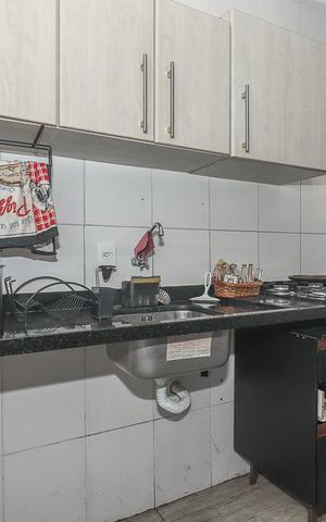 Apartamento à venda com 42m², 1 quarto e sem vagaCozinha e Área de Serviço