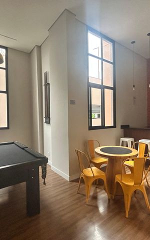 Apartamento à venda com 38m², 2 quartos e sem vaga Apartamento à venda com 38m², 2 quartos e sem vagaSalão de jogos