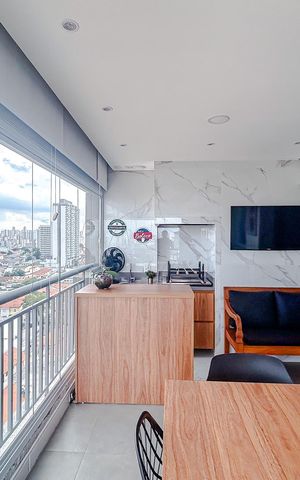 Apartamento à venda com 69m², 2 quartos e 1 vagaVaranda