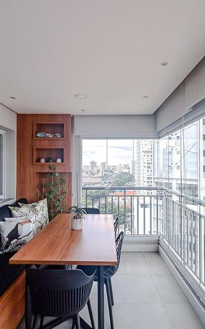 Apartamento à venda com 69m², 2 quartos e 1 vagaVaranda
