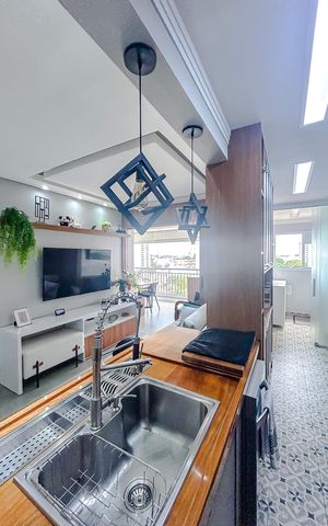 Apartamento à venda com 69m², 2 quartos e 1 vagaCozinha