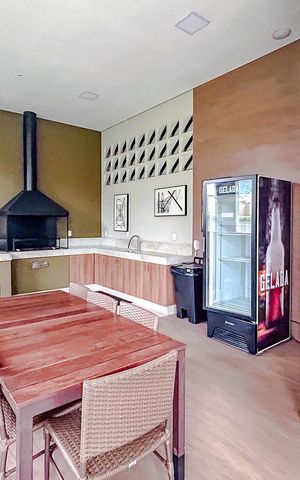 Apartamento à venda com 69m², 2 quartos e 1 vagaÁrea gourmet