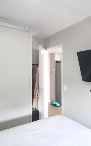 Apartamento à venda com 34m², 2 quartos e 1 vagaQuarto 1