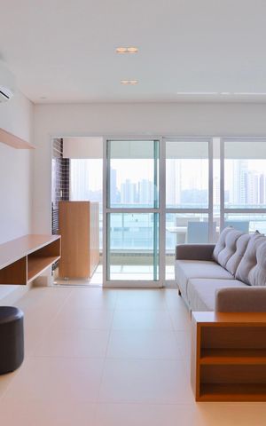 Apartamento para alugar com 55m², 1 quarto e 2 vagas