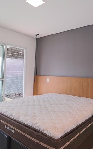Apartamento para alugar com 55m², 1 quarto e 2 vagas