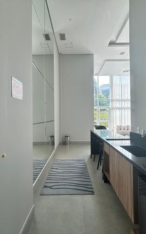Apartamento para alugar com 55m², 1 quarto e 2 vagas