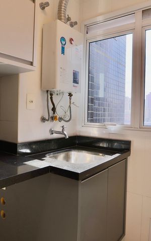 Apartamento para alugar com 55m², 1 quarto e 2 vagas
