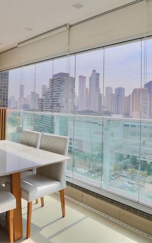 Apartamento para alugar com 55m², 1 quarto e 2 vagas