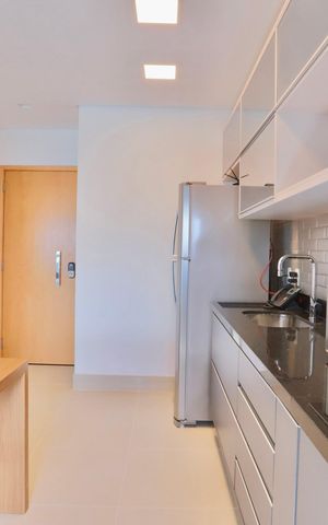 Apartamento para alugar com 55m², 1 quarto e 2 vagas