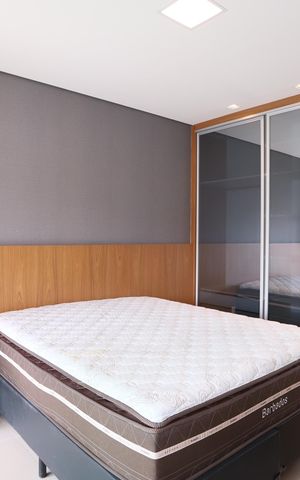 Apartamento para alugar com 55m², 1 quarto e 2 vagas