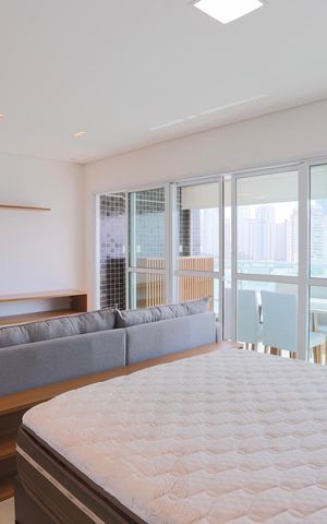 Apartamento para alugar com 55m², 1 quarto e 2 vagas