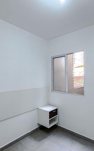 Studio para alugar com 38m², 1 quarto e sem vaga Studio para alugar com 38m², 1 quarto e sem vagaQuarto