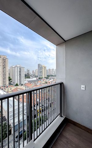 Studio para alugar com 23m², 1 quarto e sem vaga Studio para alugar com 23m², 1 quarto e sem vagaVaranda