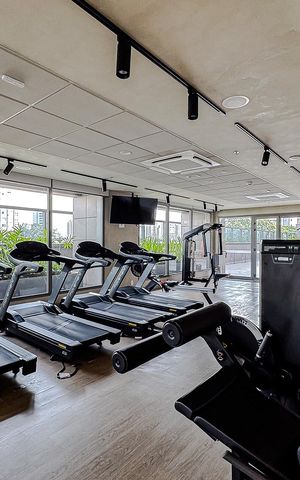 Studio para alugar com 23m², 1 quarto e sem vaga Studio para alugar com 23m², 1 quarto e sem vagaÁrea comum - Academia