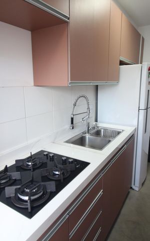 Apartamento à venda com 45m², 1 quarto e 1 vagaCozinha e Área de Serviço