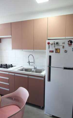 Apartamento à venda com 45m², 1 quarto e 1 vagaCozinha e Área de Serviço