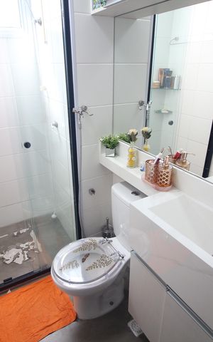 Apartamento à venda com 45m², 1 quarto e 1 vagaBanheiro