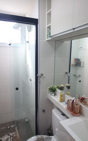 Apartamento à venda com 45m², 1 quarto e 1 vagaBanheiro