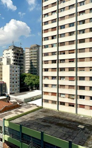 Studio para alugar com 26m², 1 quarto e sem vaga Studio para alugar com 26m², 1 quarto e sem vagaVista da Varanda