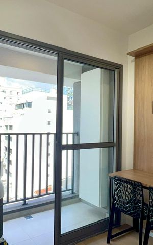 Studio para alugar com 26m², 1 quarto e sem vaga Studio para alugar com 26m², 1 quarto e sem vagaSala