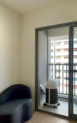Studio para alugar com 26m², 1 quarto e sem vaga Studio para alugar com 26m², 1 quarto e sem vagaSala