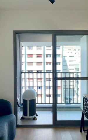 Studio para alugar com 26m², 1 quarto e sem vaga Studio para alugar com 26m², 1 quarto e sem vagaSala