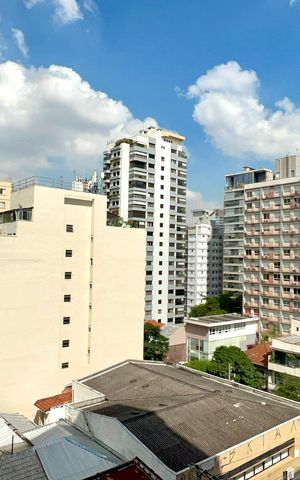 Studio para alugar com 26m², 1 quarto e sem vaga Studio para alugar com 26m², 1 quarto e sem vagaVista da Varanda