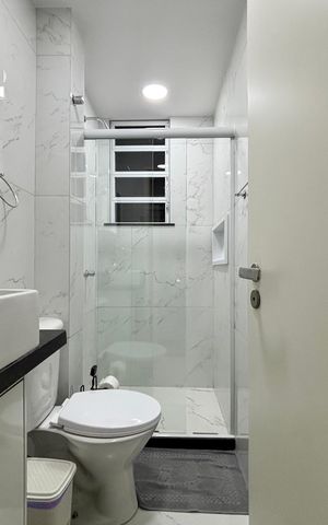 Apartamento à venda com 32m², 1 quarto e sem vagaBanheiro social