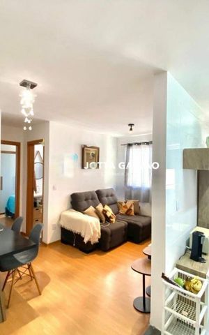 Apartamento à venda com 44m², 2 quartos e 1 vaga