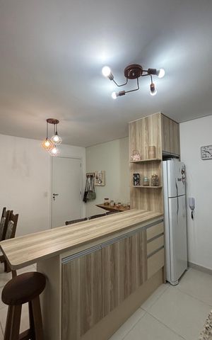 Apartamento à venda com 60m², 2 quartos e 1 vaga Apartamento à venda com 60m², 2 quartos e 1 vagaSala - Cozinha