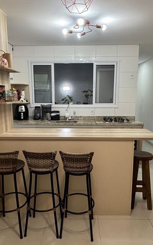 Apartamento à venda com 60m², 2 quartos e 1 vaga Apartamento à venda com 60m², 2 quartos e 1 vagaSala - Cozinha