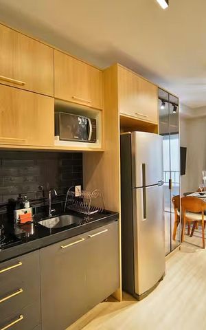 Apartamento para alugar com 28m², 1 quarto e sem vaga Apartamento para alugar com 28m², 1 quarto e sem vagaCozinha
