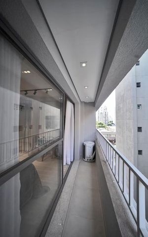 Apartamento para alugar com 28m², 1 quarto e sem vaga Apartamento para alugar com 28m², 1 quarto e sem vagaVaranda