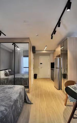 Apartamento para alugar com 28m², 1 quarto e sem vaga Apartamento para alugar com 28m², 1 quarto e sem vagaSala/Quarto