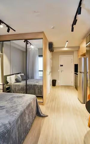 Apartamento para alugar com 28m², 1 quarto e sem vaga Apartamento para alugar com 28m², 1 quarto e sem vagaSala/Quarto