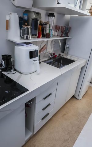 Studio à venda com 38m², 1 quarto e sem vagaSala/Cozinha