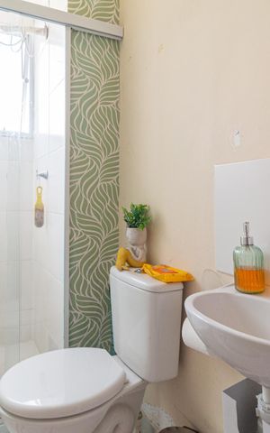 Apartamento à venda com 40m², 2 quartos e sem vaga Apartamento à venda com 40m², 2 quartos e sem vagaBanheiro