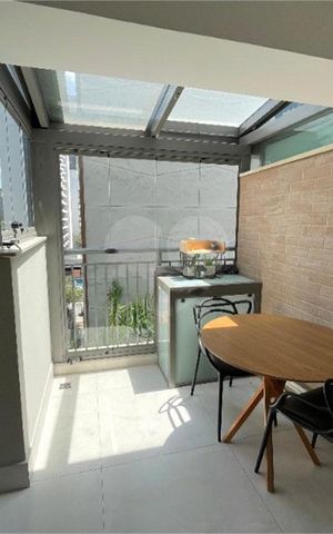 Studio à venda com 27m², 1 quarto e sem vaga