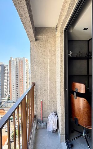 Studio à venda com 25m², 1 quarto e sem vaga Studio à venda com 25m², 1 quarto e sem vagaVaranda