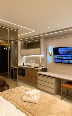 Apartamento para alugar com 34m², 1 quarto e sem vaga Apartamento para alugar com 34m², 1 quarto e sem vagaSala/Quarto