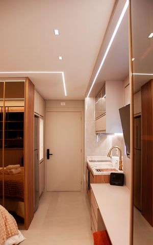 Apartamento para alugar com 34m², 1 quarto e sem vaga Apartamento para alugar com 34m², 1 quarto e sem vagaCozinha