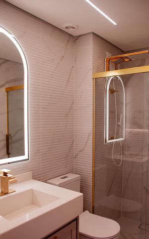 Apartamento para alugar com 34m², 1 quarto e sem vaga Apartamento para alugar com 34m², 1 quarto e sem vagaBanheiro