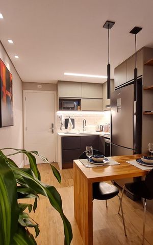 Studio à venda com 42m², 1 quarto e 1 vaga Studio à venda com 42m², 1 quarto e 1 vagaCozinha