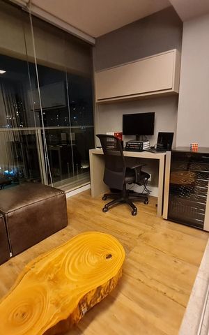 Studio à venda com 42m², 1 quarto e 1 vaga