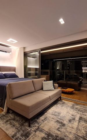 Studio à venda com 42m², 1 quarto e 1 vaga Studio à venda com 42m², 1 quarto e 1 vagaSala/Quarto