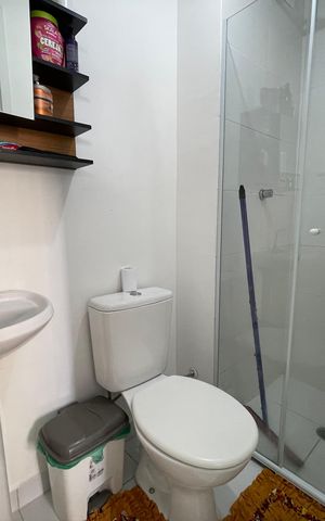 Apartamento à venda com 34m², 2 quartos e sem vaga Apartamento à venda com 34m², 2 quartos e sem vagaBanheiro