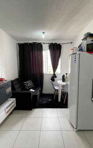 Apartamento à venda com 34m², 2 quartos e sem vaga Apartamento à venda com 34m², 2 quartos e sem vagaCozinha e Área de Serviço