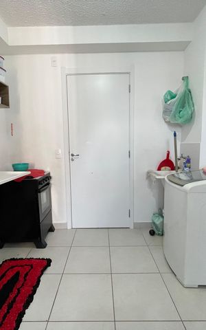 Apartamento à venda com 34m², 2 quartos e sem vaga Apartamento à venda com 34m², 2 quartos e sem vagaCozinha e Área de Serviço