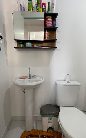 Apartamento à venda com 34m², 2 quartos e sem vaga Apartamento à venda com 34m², 2 quartos e sem vagaBanheiro